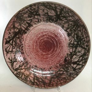 צלחת קרמיקה מעוטרת 28