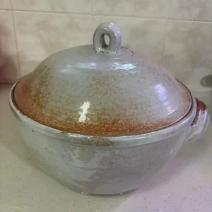סיר קרמיקה - 4 ליטר אפור